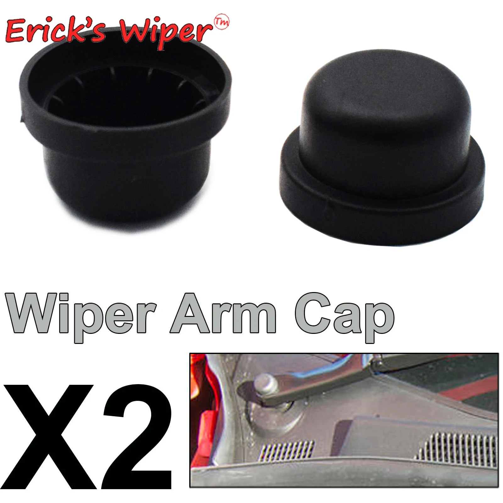 

Erick's Wiper Front Wiper Arm Nut Cover Cap Bolt Windshield Windscreen Bolt Head Antirust For Cadillac Escalade ESV EXT 07 - 14