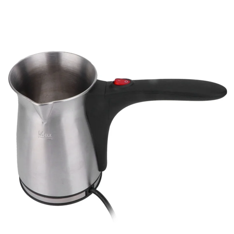 800W Electric Coffee Pot Coffee Milk Warmer Stainless Steel Small Heating Pot 500ml Coffee Maker Kettle For Home Use 220V