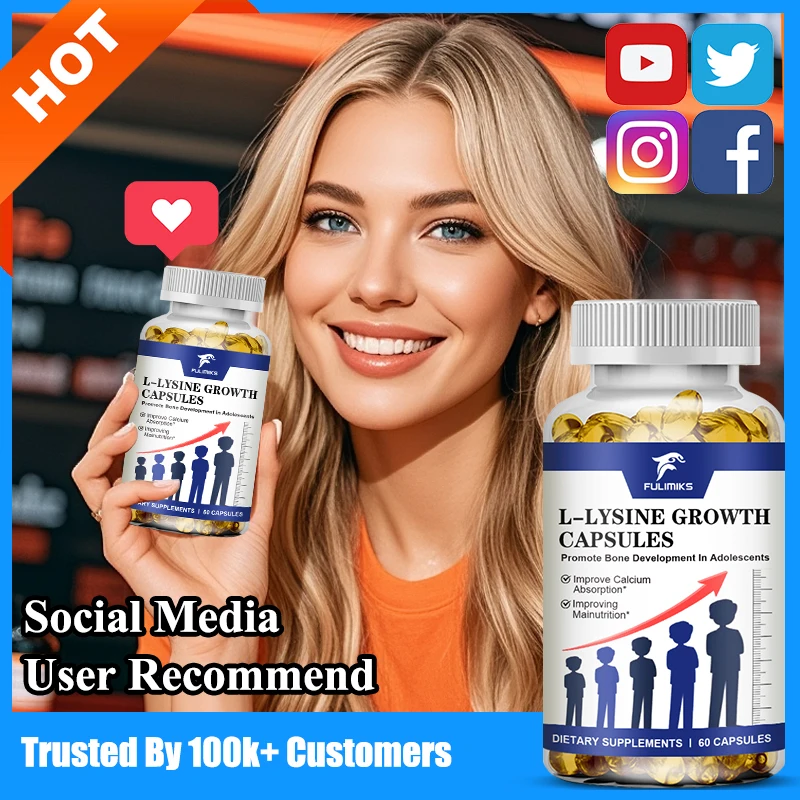 

Формула для роста с L-лизином, цинком и витамином С: комплексная поддержка роста, здоровья кожи и метаболизма, укрепления иммунитета и костей