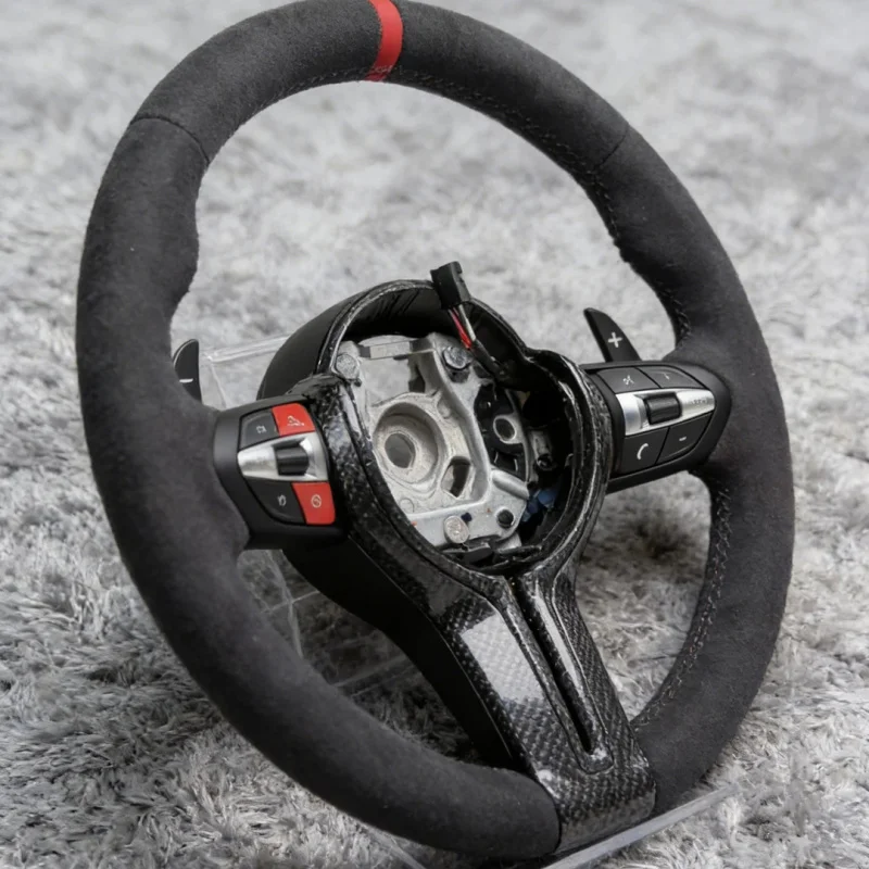 For BMW Steering Wheel, Car Interior Upgrade Accessories for F06 F10 F15 F16 F20 F30 F31 F32 F33 F34 F36 M3 M5 E90 E70 E71 E91 view 5