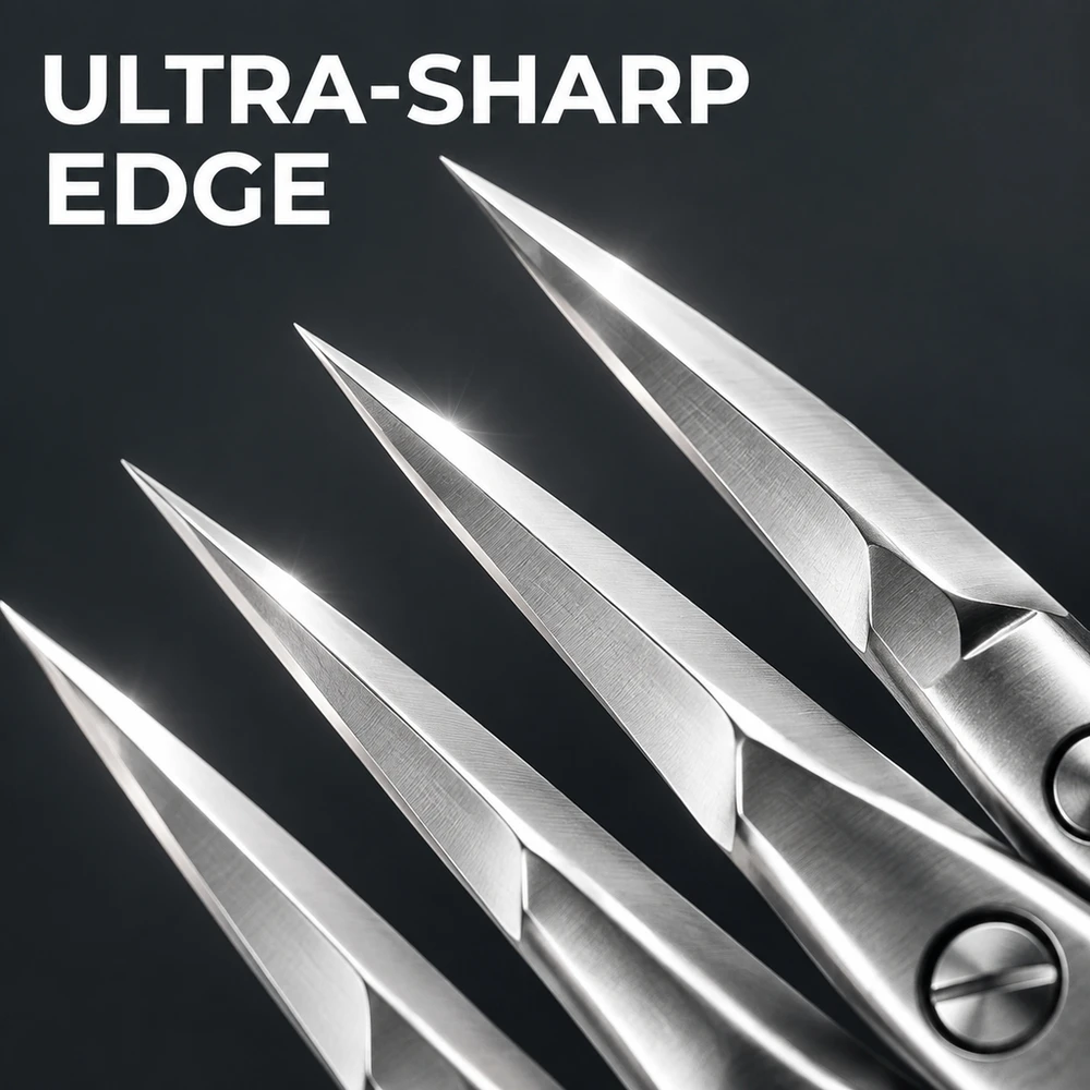Stainless Steel Cuticle Trimmer with Super Sharp Blade, Durable and Easy to Use for Home and Salon Nail Maintenance