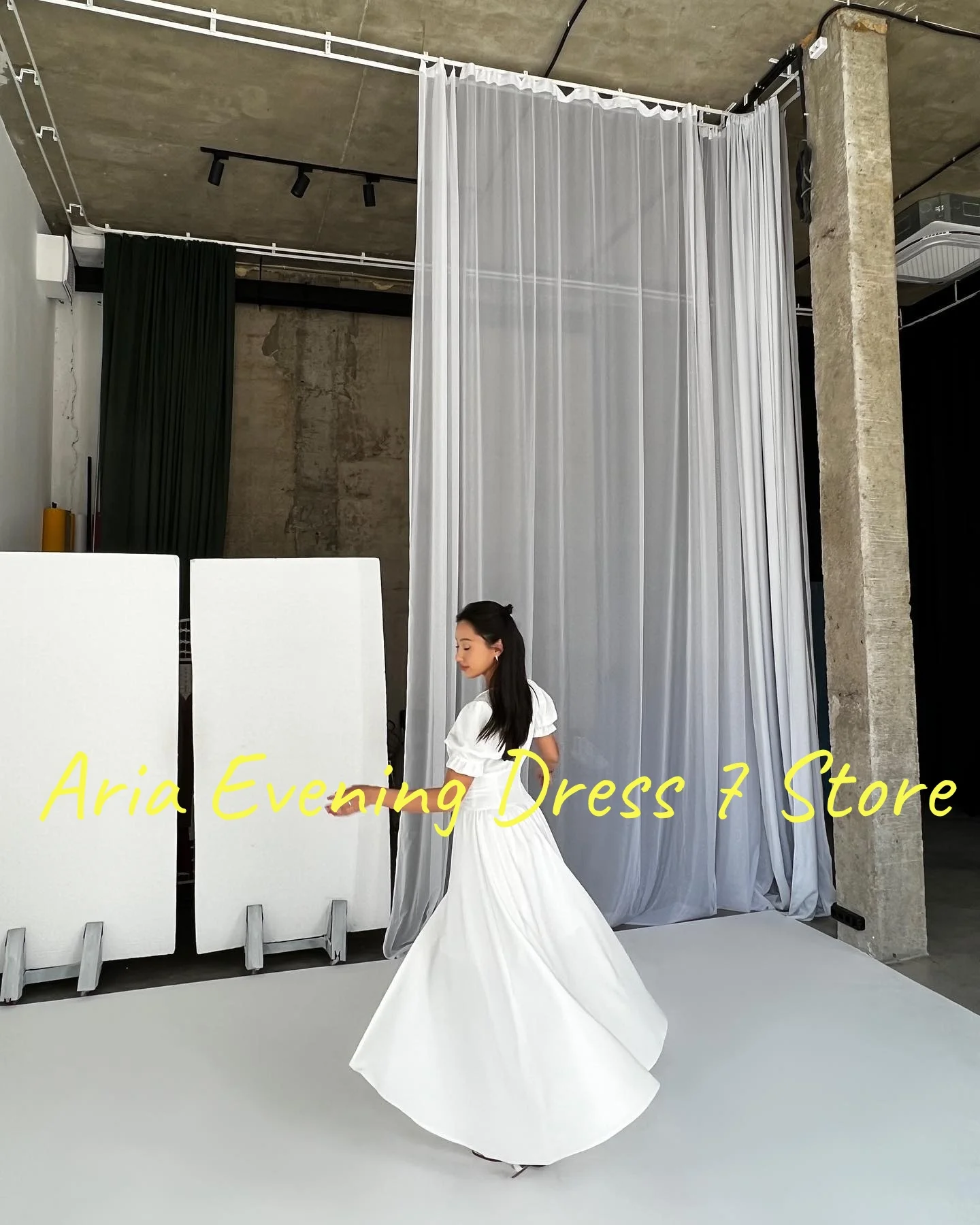 تخصيص عالية الجودة جيرسي أزرار فساتين السهرة مزاجه قصيرة الأكمام الخامس الرقبة فساتين المشاهير مخصص Pr #5