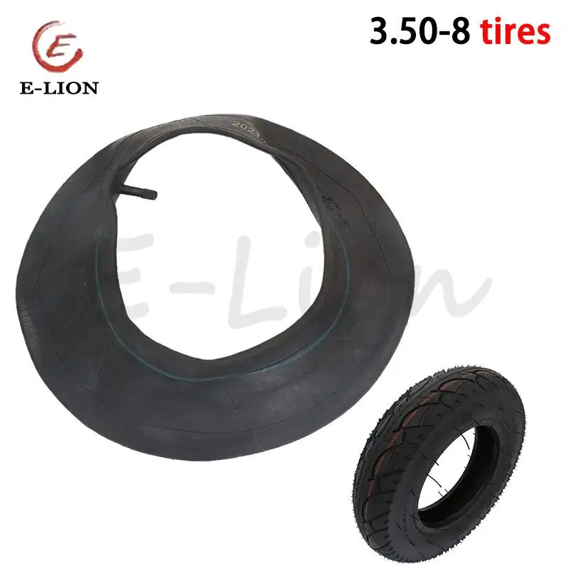 

For 3.50-8 Inner tube tire, black rubber tire inner tyre Lawn Mower Trailer Carts Scooter bike tire accessories