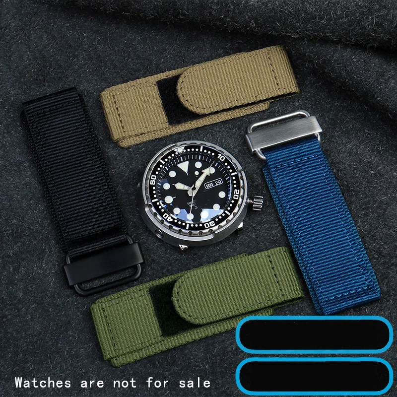 

22mm 24mm Watchband Applicable for Pan-rai B& R Nylon BR Watch Band Rugged Outdoor Wristband Sports Bracelet Waterproof Strap