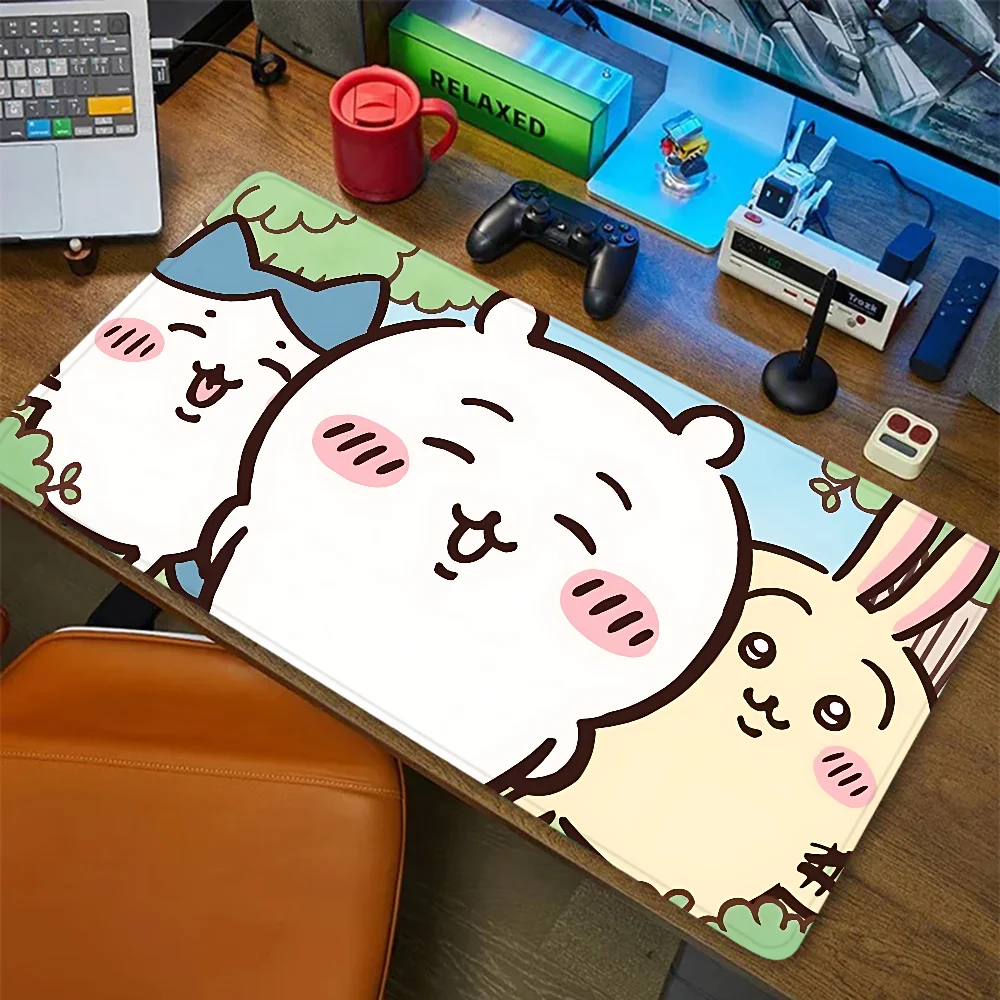 C-ChiikawaS Kawaii Mousepad Mousepad New Arrivals Large Gaming Mousepad L XL XXL Gamer Mouse Pad Size For Keyboards Mat