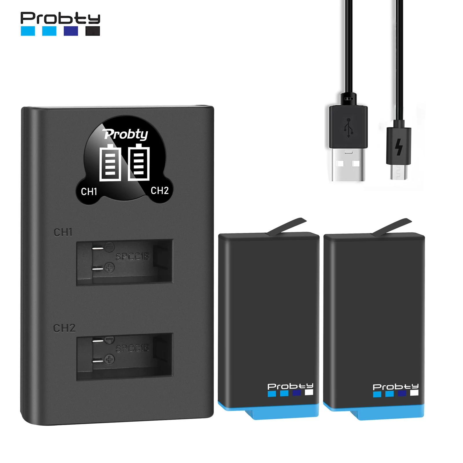 1680mAh Battery For GoPro Max Rechargeable Lithium Battery 360 Panoramic Action Camera Batteries Accessories