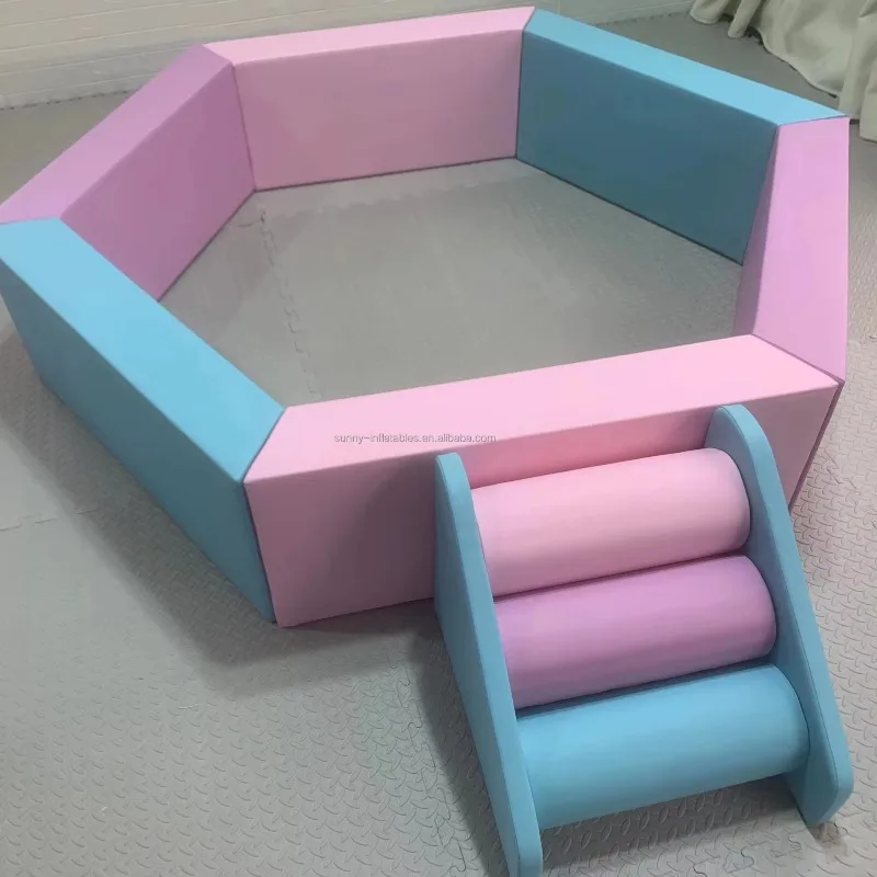 Soft Games Ball Pit Party Event Rental Birthday Ball Pit with Slide Toddler Indoor Outdoor Playground Soft Games