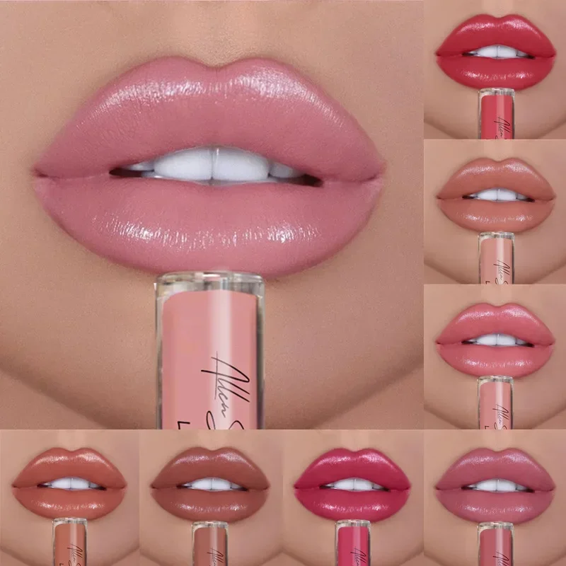 12 Colors Lip Gloss Women Lipstick Creme Waterproof Long Lasting Moist Lip Gloss Vivid Colorful Lipgloss Women Makeup Maquiagem