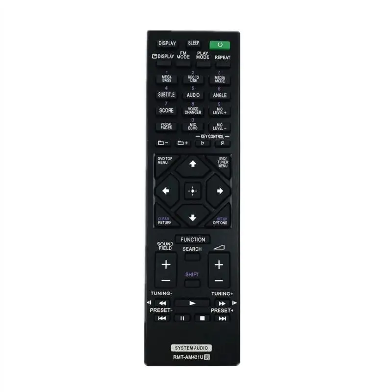 Mando a distancia del receptor RMT-AM421U Mando a distancia repuesto para MHC-V83D RMT-AM421U MHC-M40D Distancia larga