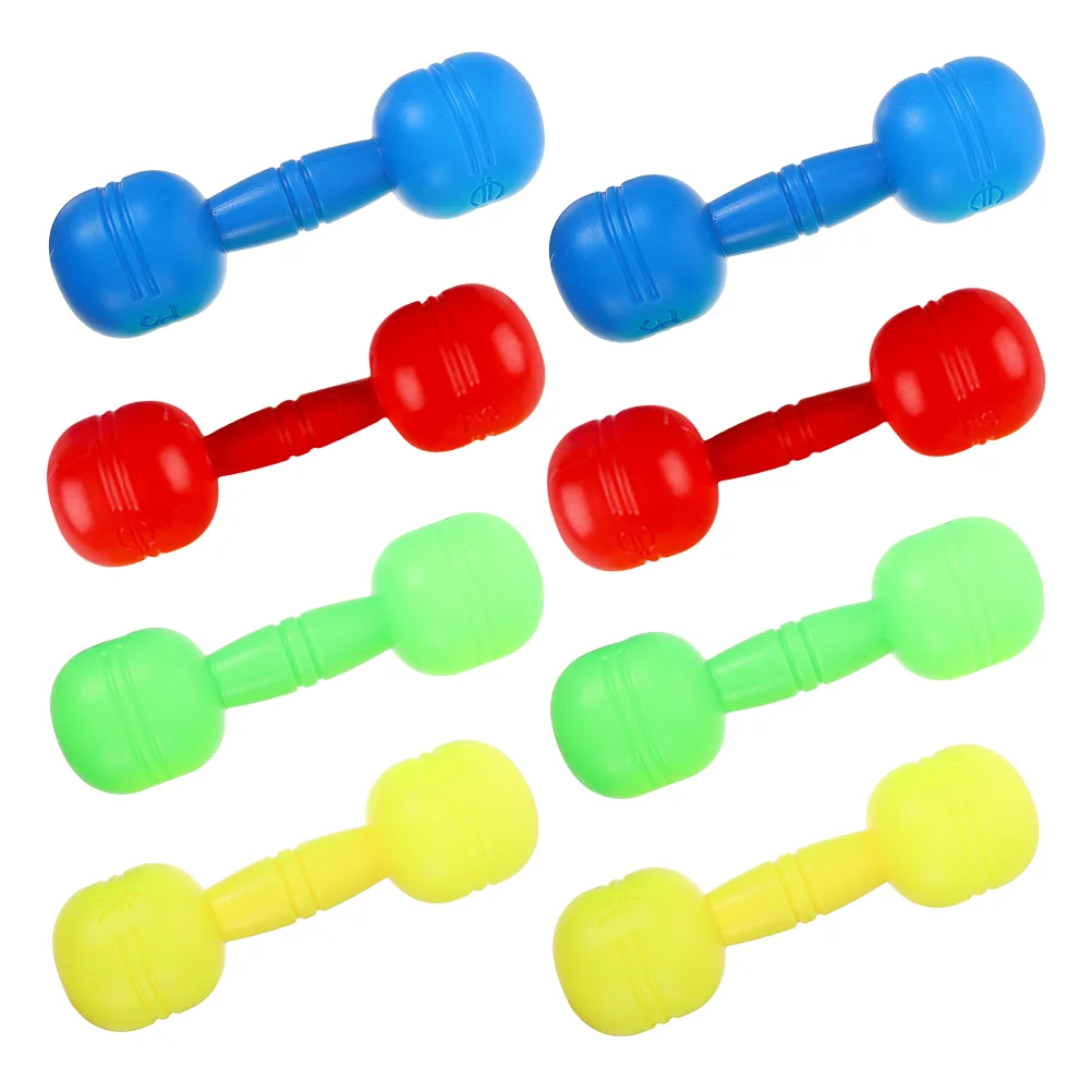 

4 Pairs Children's Dumbbell Exercise Equipment for Kids Toddler Pretend Play Dumbbells Toys Babies Set Baby Weights Pvc