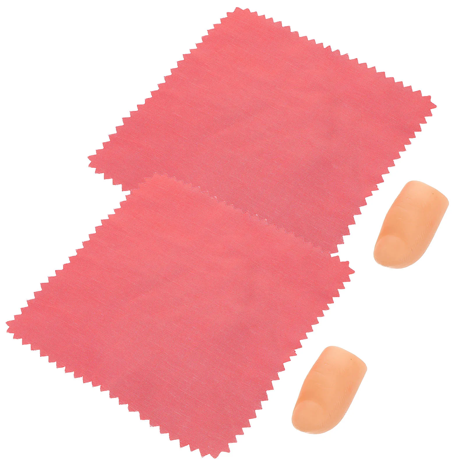 2 set dito mago espediente sciarpa trucco mago puntello puntello performance sul palco forniture per feste strumento espediente sciarpa