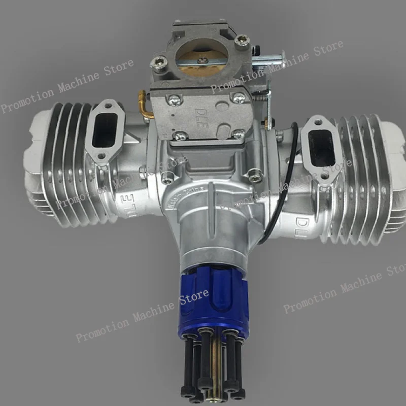 محرك الغاز المعدني الأصلي DLE130 DLE 130 CC لنموذج طائرة التحكم اللاسلكي، DLE130CC، 130، DLE-130CC، العنصر الساخن، قطعة واحدة