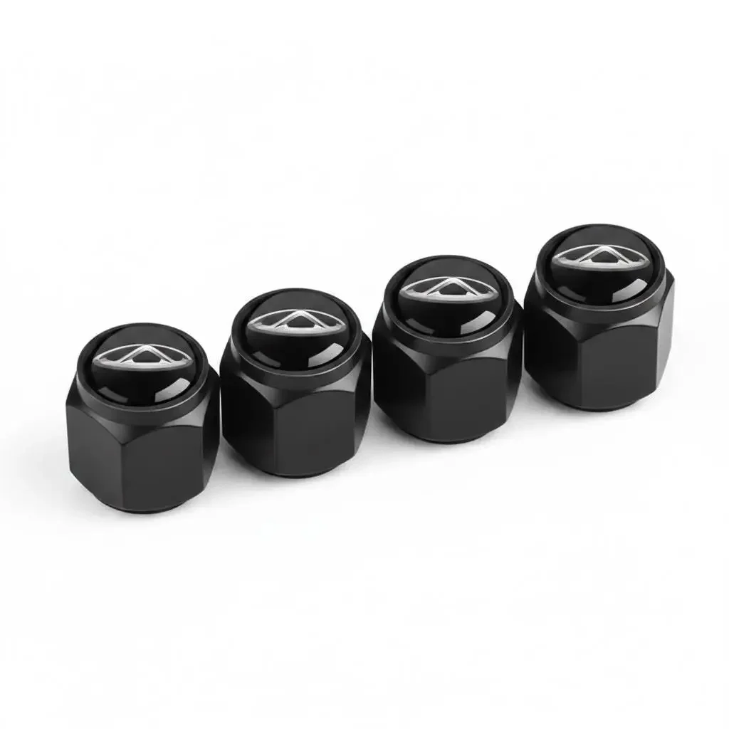 5Pcs Aluminum Alloy Tyre Valve Protective Dust Caps Fit Chery Tiggo7 Tiggo8 Pro Omoda5 Jaecoo J7 J8 Jetour X70 X90 Exterior Part