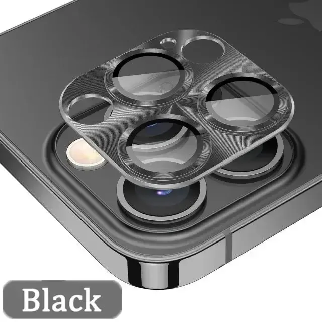 Metall Kamera Objektiv Glas Schutz Für iPhone 11 12 13 14 15 Pro Max Mini 14Plus 15Plus Ultra High Definition glas Zurück Objektiv