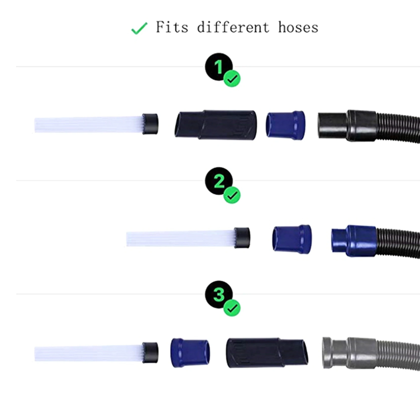 홈쇼핑 먼지 제거 빨대 먼지 흡입 브러쉬 에어벤트 키보드용 강력 연장 노즐 포함 (Karcher SC 952 SC102 호환)