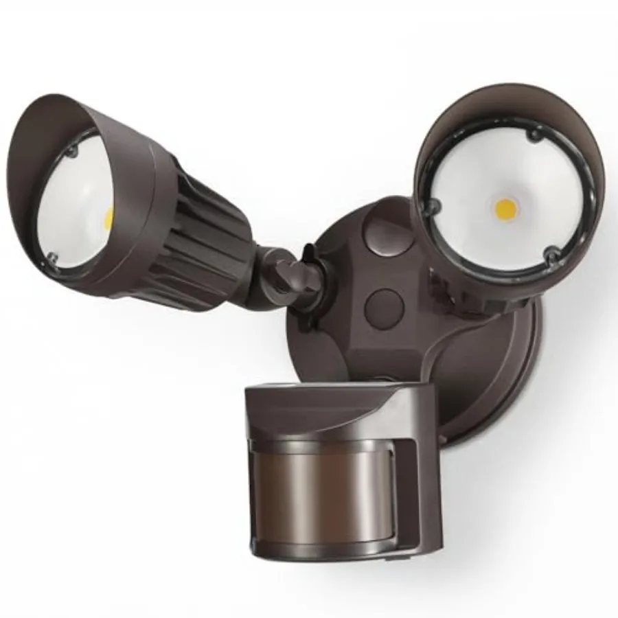 

COB LED Security Light, Motion Sensor Outdoor Lights, Dusk to Dawn, 100-277V, ETL Listed, Adjustable Heads, Motion Detector Flo