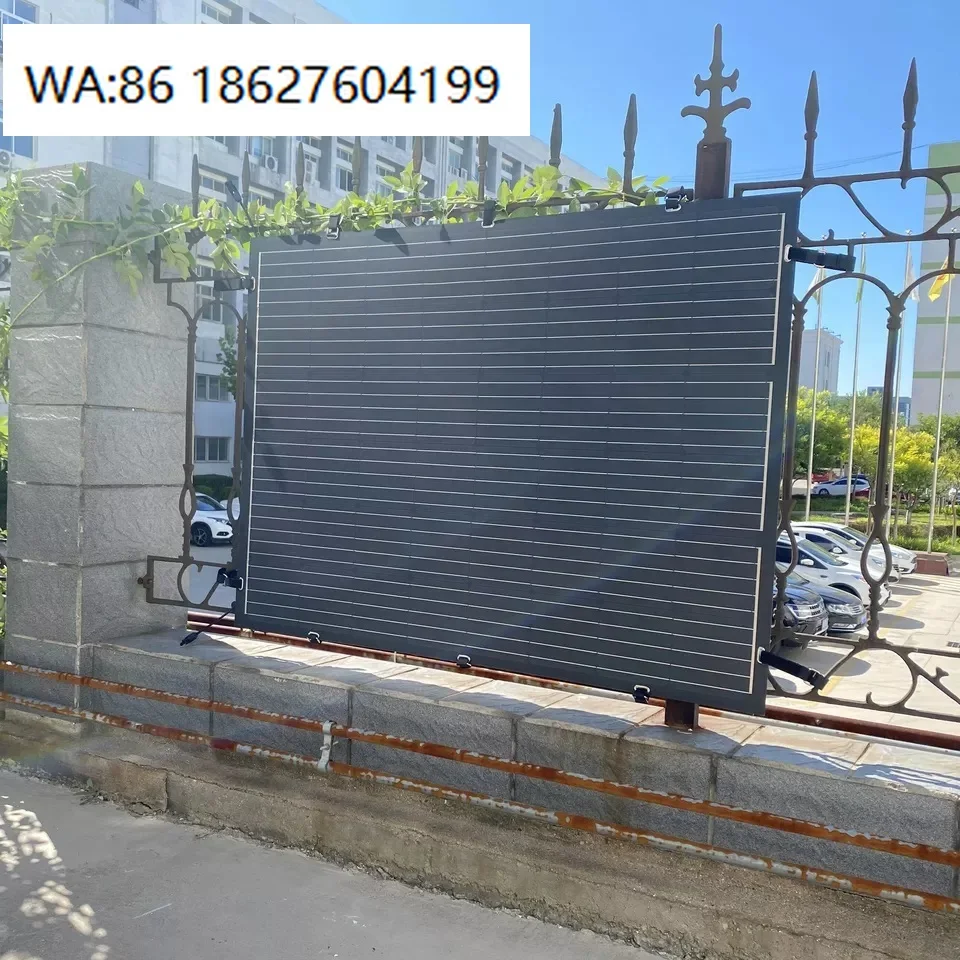 300W Balcony Power Plant On Grid System With Flexible Solar Panel Balkonkraftwerk Home Balcony Solar PV System Easy Install