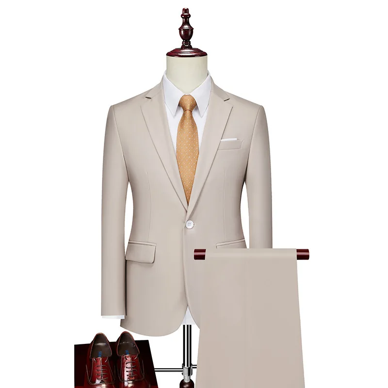 Costume de Mariage Décontracté pour Homme, Tenue d'Affaires, Divbest, Nouvelle Collection, D3075