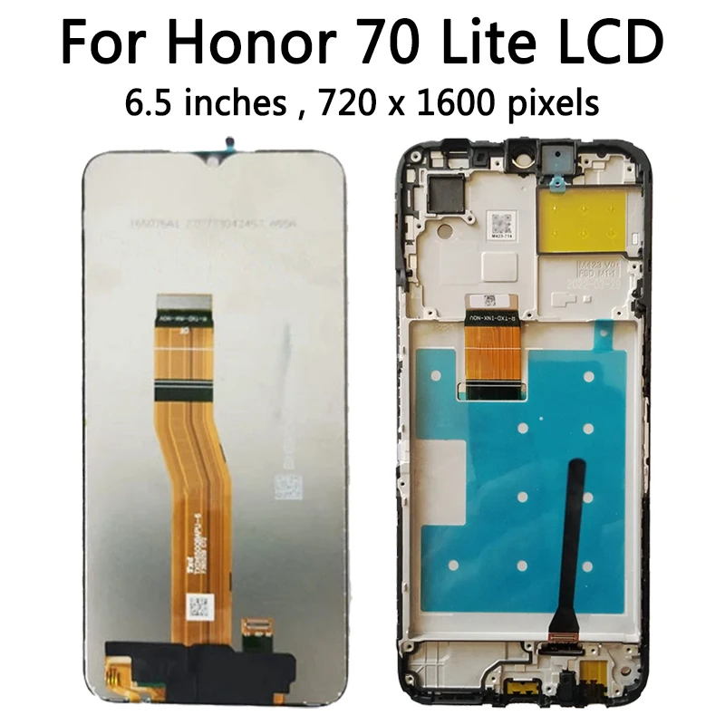 Tested For Huawei Honor 70 Lite RBN-NX1 LCD Display Screen Frame Touch Panel Digitizer For Honor 70Lite Display