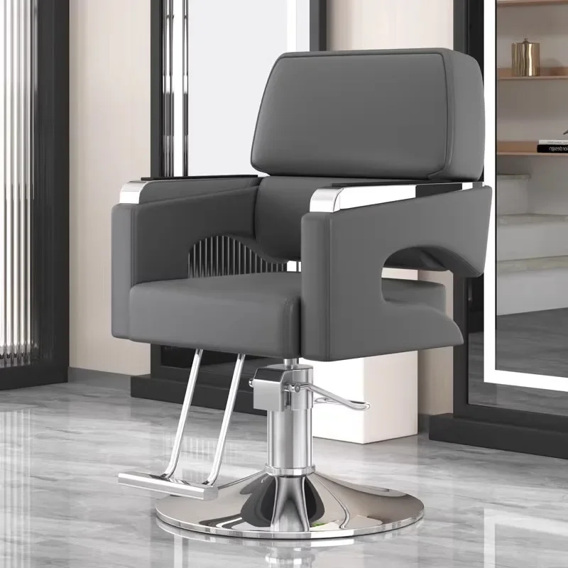 

White Salon Barber Chair Vintage Barbershop Luxiry Hairdressing Barber Chair Beauty Swivel Chaise Coiffeuse Outdoor Furniture