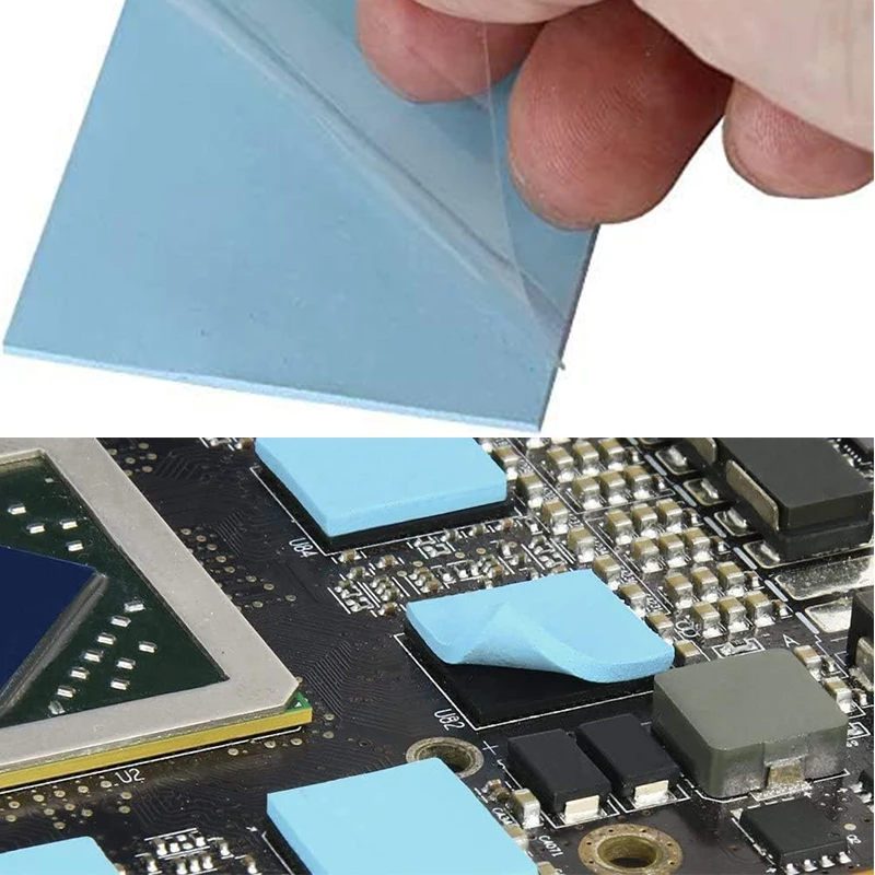 ARCTIC TP-2 (APT2560) - Blue: Economic Thermal Pad, 145 x 145 x 1.5 mm (1 Piece) - Thermal pad, Low Hardness, Ideal Gap Filler