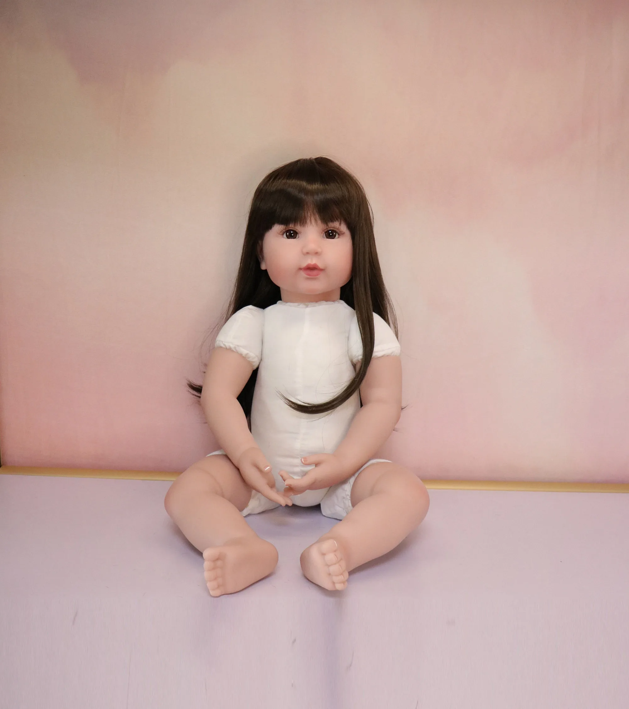 YingHuanMei 24 インチリボーンベビードールボディ手作り人形幼児人形アクセサリー