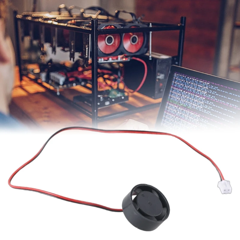 2510 Fan Brushless Fan Cooling Fan 2510 Coolers for Car LED Setups Low Noise 1.5CFM Air Volumes 28cm/11.03inch Cable