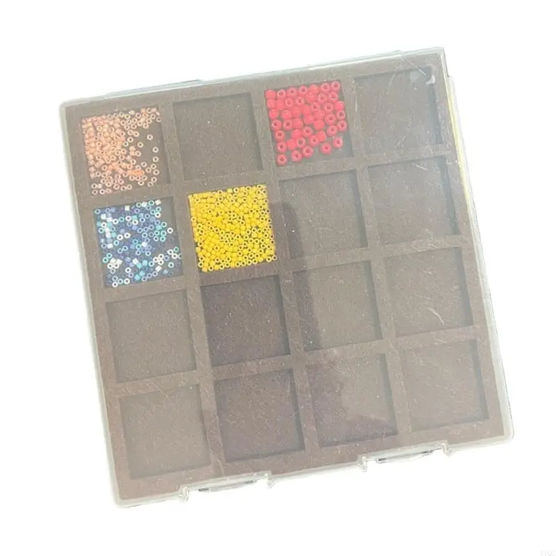 Multifunctional 9 Pocket Jewelry Display Tray Travel Friendly Crafting 