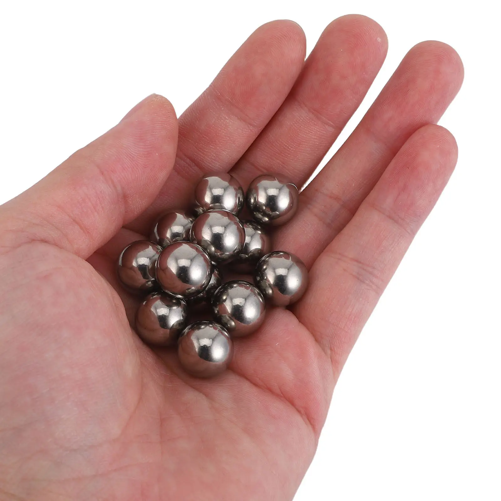 50Pcs 12.7mm Stainless Steel Precision Bearing Balls High Strength Polished Steel Spheres for DIY Machinery Repair Industrial