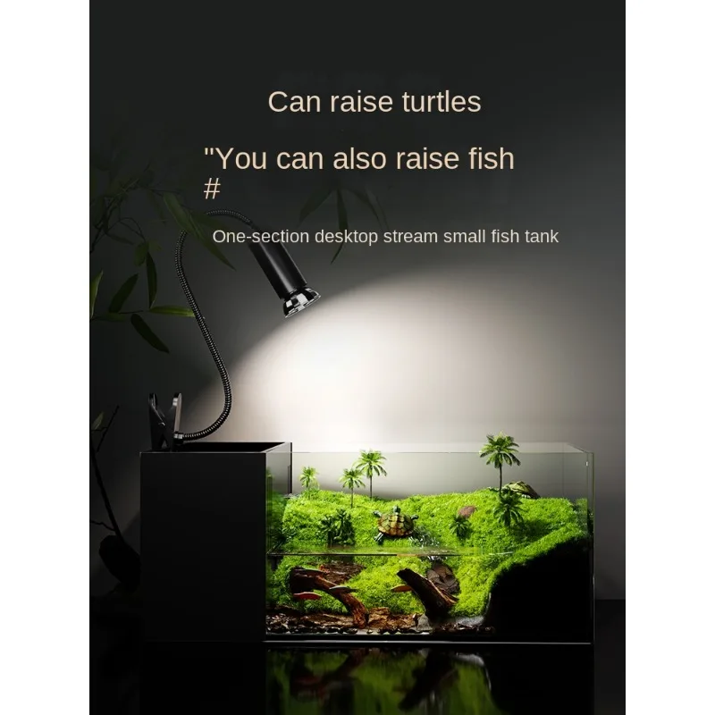 

Eco-friendly Turtle Tank Landscape Full Set, Lazy Man Breeds Fish and Turtle, Small Turtle Special Home Fish Tank