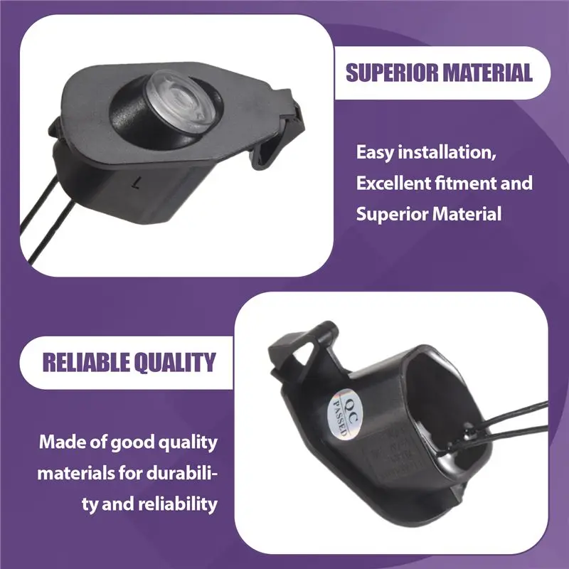 Strict For Ford Mustang 2013-2022 LED Side Puddle Laser-Rearview Mirror Puddle Welcome Courtesy Logo Lights