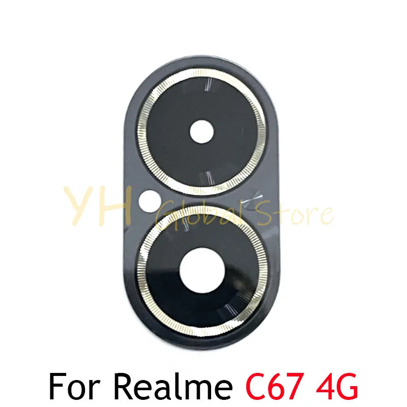 For OPPO Realme C51 C53 C55 C65 C67 C51S Rear Back Camera Glass Lens Cover With Ahesive Sticker