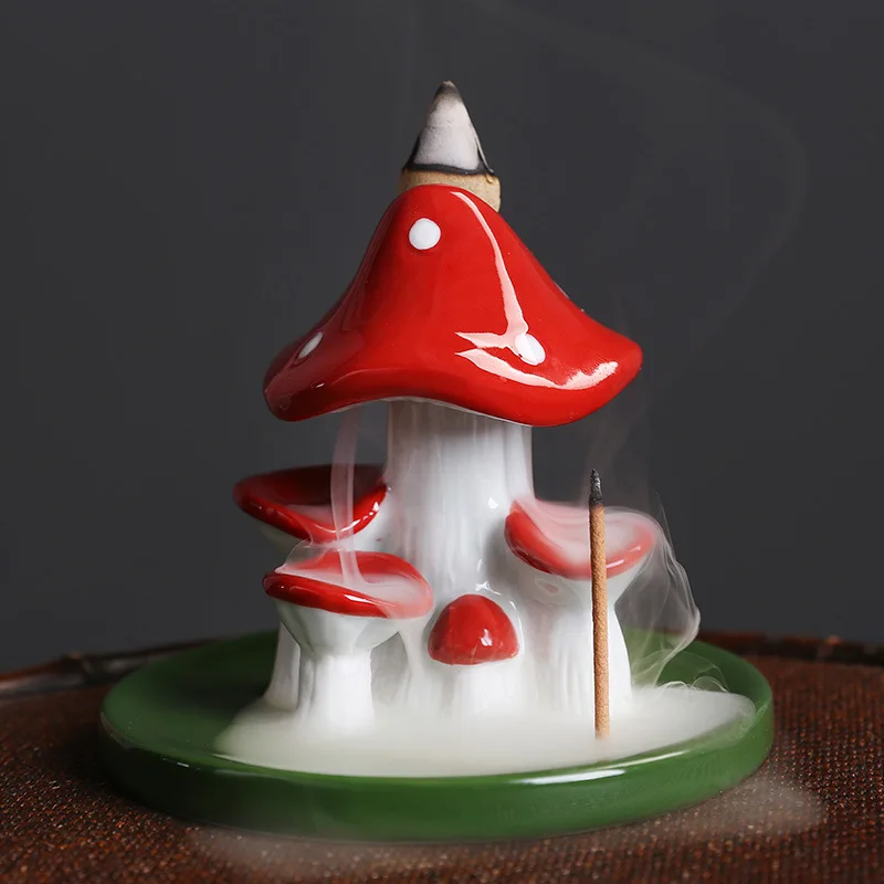 

anime sensation home of mushrooms return incense oven craft backhand cascade cast iron oven Yoga home candle incense seat incens