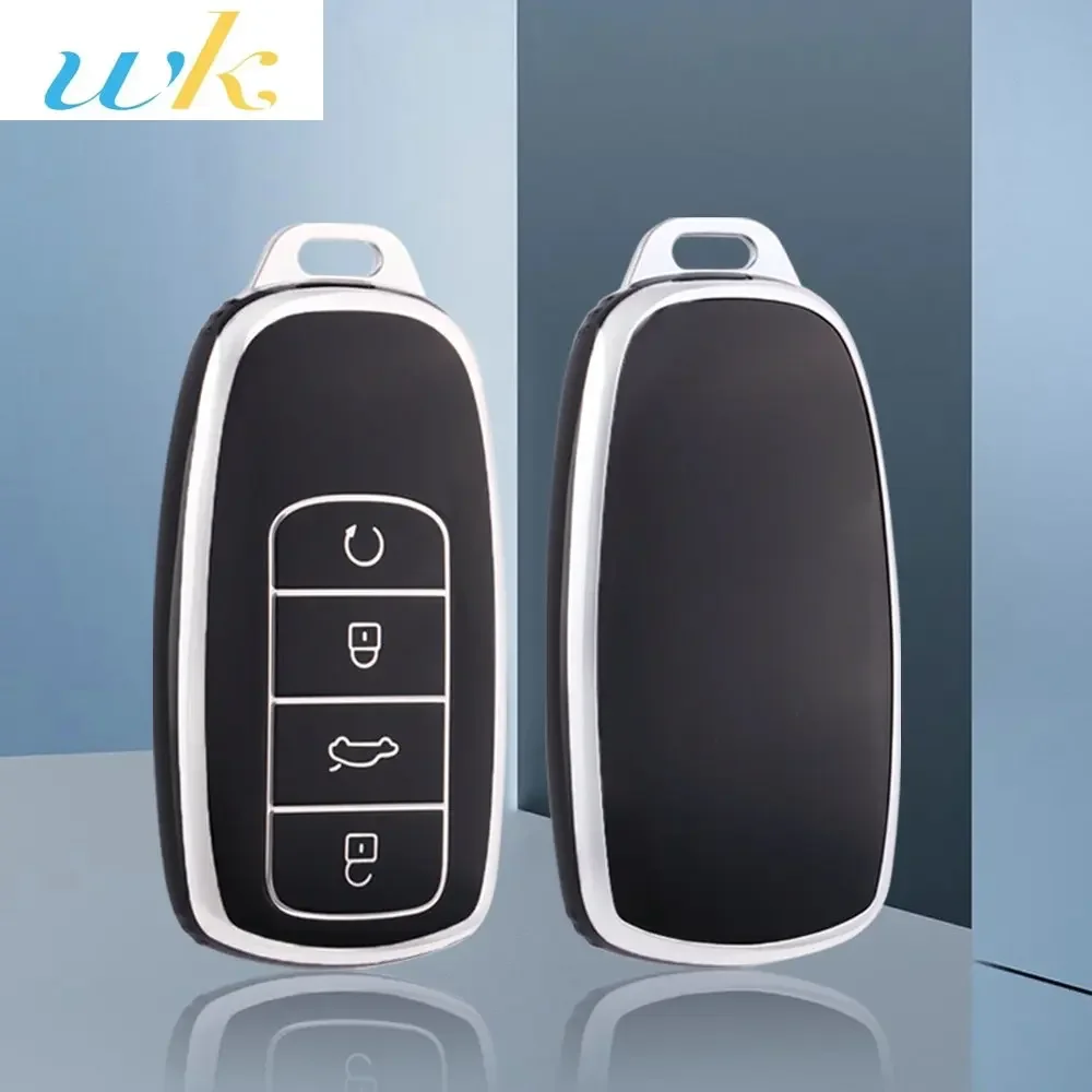 

4 Buttons TPU Car Key Case Cover For Chery Tiggo 8 PLUS 8 Pro 7 Pro Arrizo 5 PLUS 2021 Car Holder Bag Styling Accessories