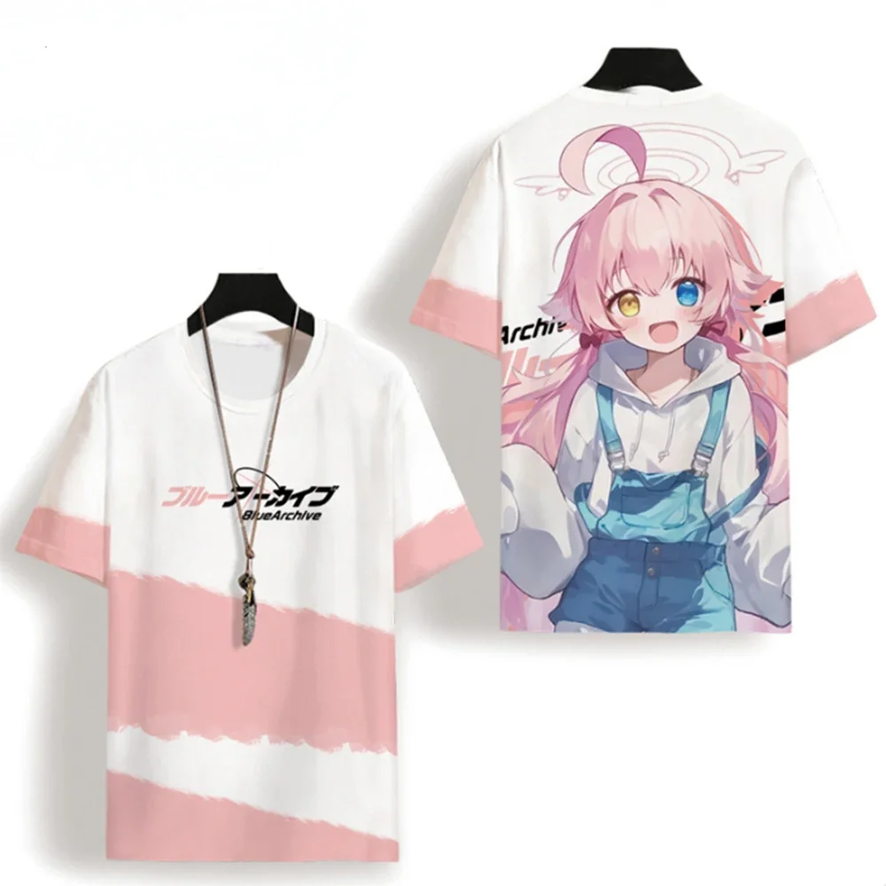 

Role Playing T-Shirt Game Blue Archive 3D Print Men Women Casual Short Sleeve T Shirts Oversized Harajuku Tees Tops Kid Clothing