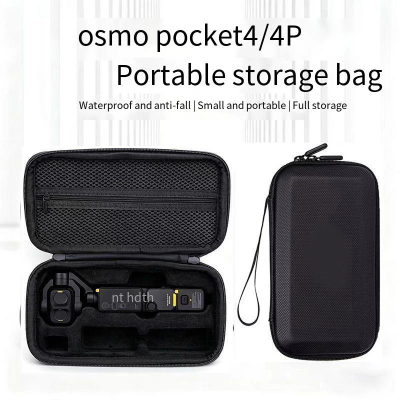 Handbag for DJI Pocket 4/4P Camera Storage Bag Case PU Shockproof Hard Shell Protective Case Travel Accessories Box Suitcase