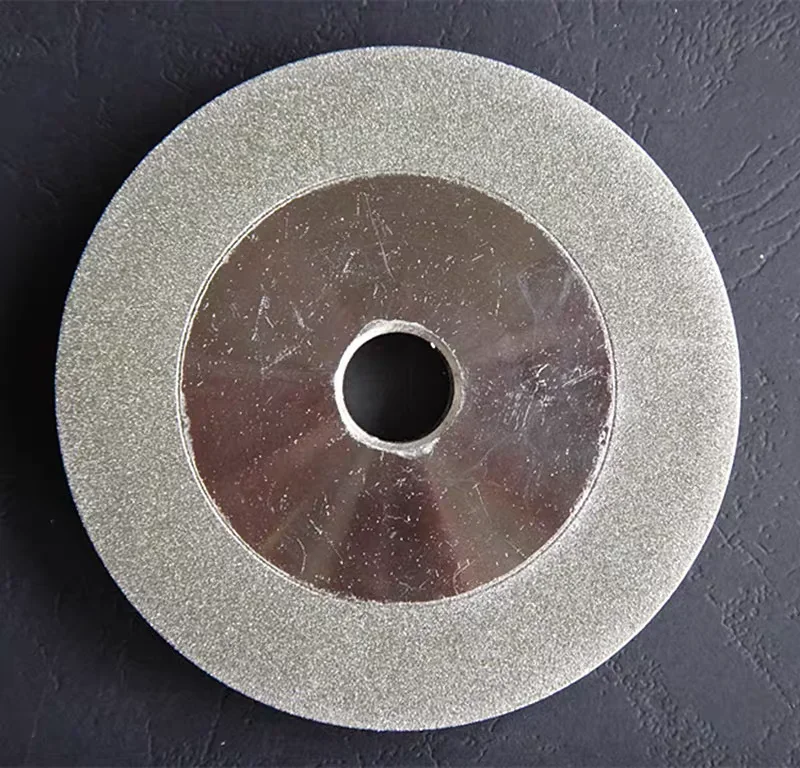 Diamond Grinding Wheel Bevel Wheel Sharpener Electroplating 78 MM Diameter 12.7 Inner Hole 45 Degrees 320 Mesh
