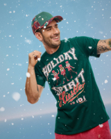 New Christmas Men's and Women's ZW Yoga Gymnastics Fitness Shirt Cotton Holiday Party T-shirt O-neck Oversized Universal Top