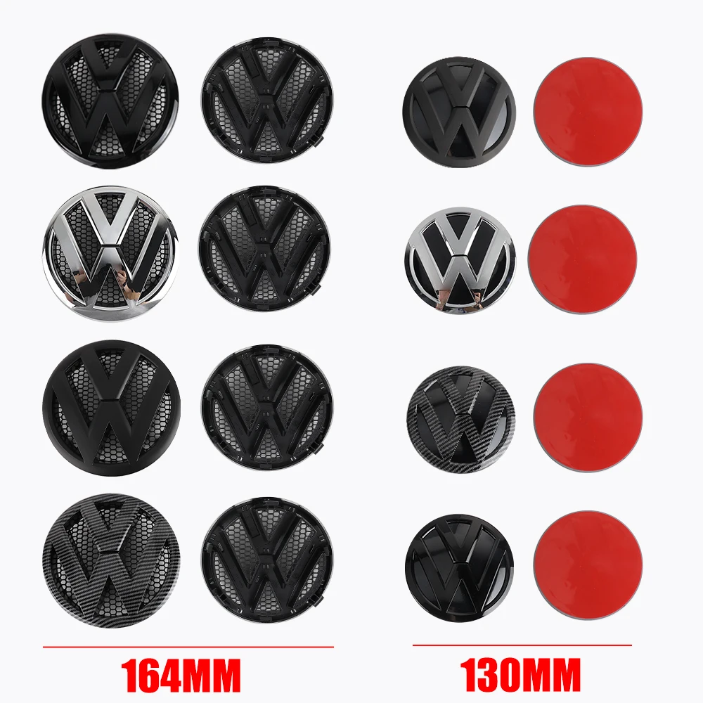 Car Front Radiator Grille Emblem Rear Trunk Lid Badge Logo Cover For Volkswagen VW Transporter T5 2010 2011 2012 2013 2014 2015