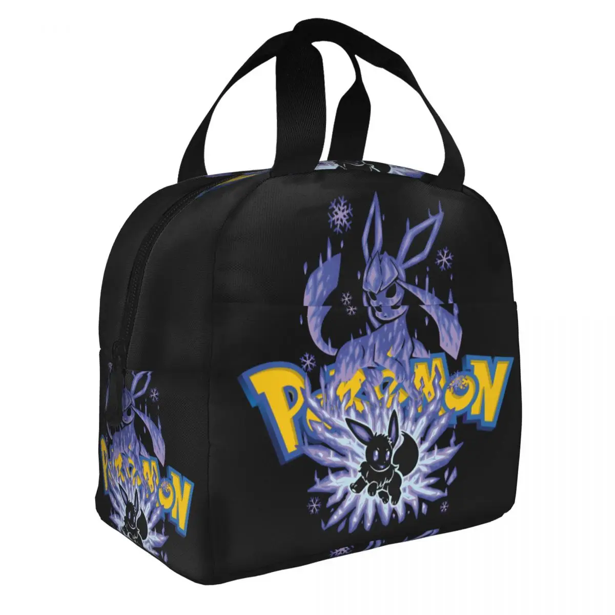 Accessories Insulated Case Silhouette Ice Evolution Tote Pokemon For School Lunch Bag For Students School&Office