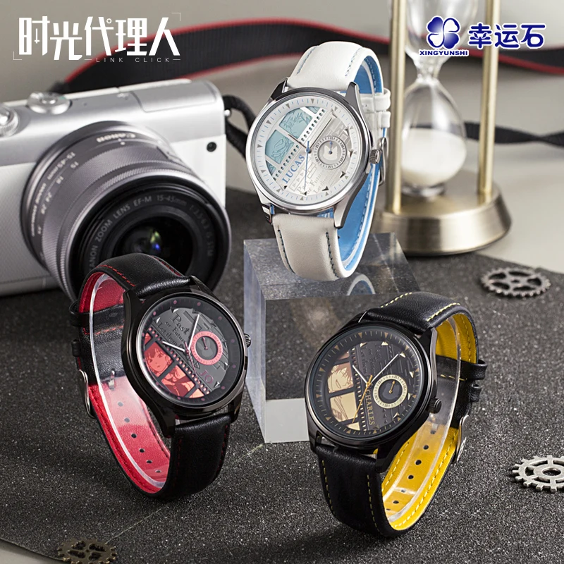 Link Klik Anime Horloge Anime Officiële Goederen Producten Cheng Xiaoshi Lu Guang Qiao Ling Karakter Actie Figuur Waterdicht Cadeau