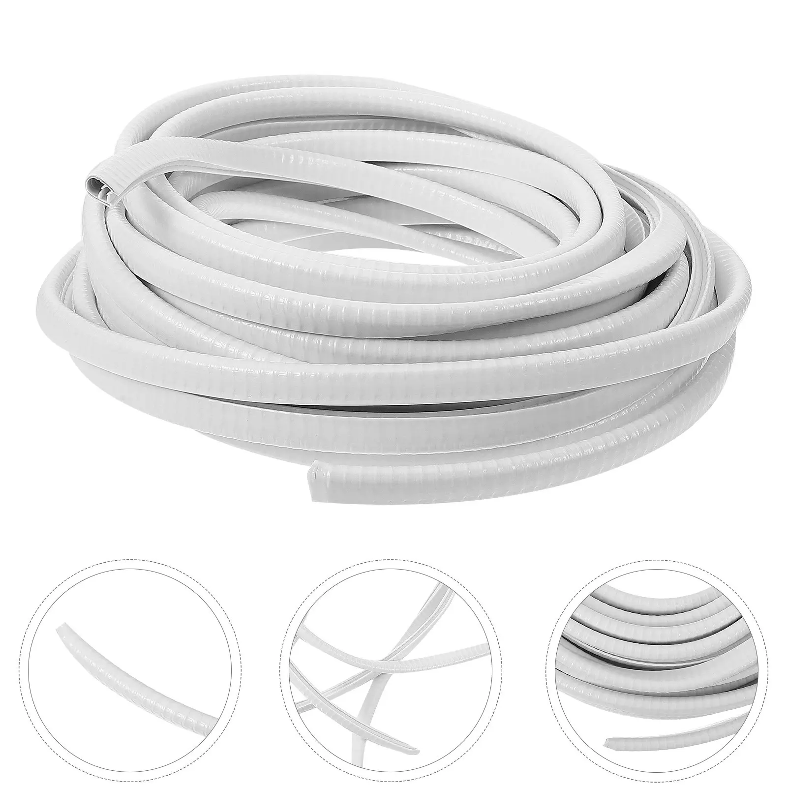 Automotive Door Edge Strip U Shape Car Door Guard Rubber Steel Material Reliable Protection Pristine Exterior Sleek Appearance