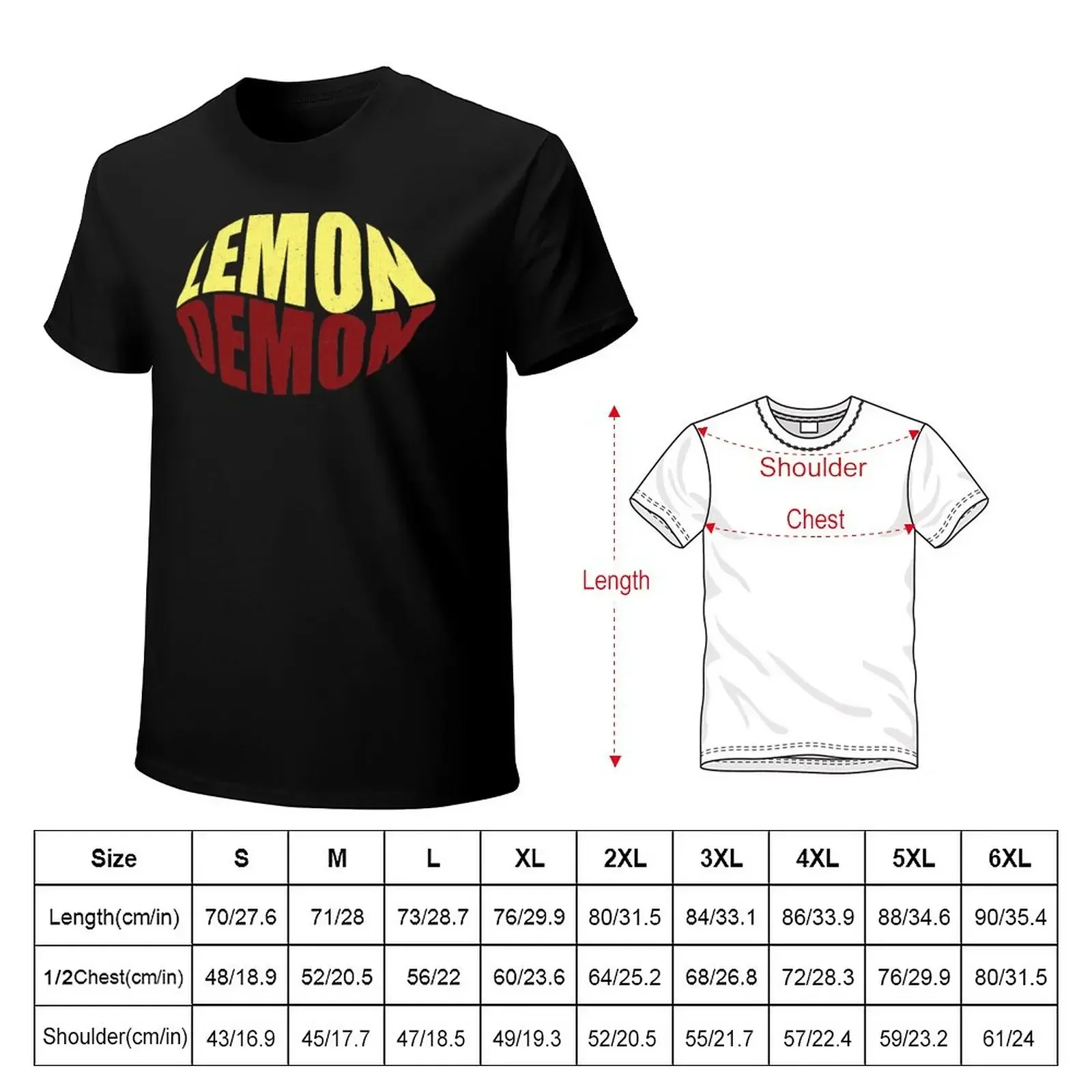 Lemon Demon - Fun Typography Design T-Shirt graphic shirts anime tshirt anime animal prinfor boys men t shirt