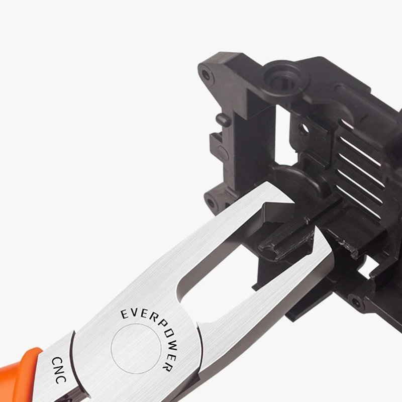 4/6/8/10mm Flush Multifunctional Jaw Plastic Cutting Pliers 90 Degree Double-Edged CR-V Tip Nipper,Sprue Burrs Cutting Hand Tool