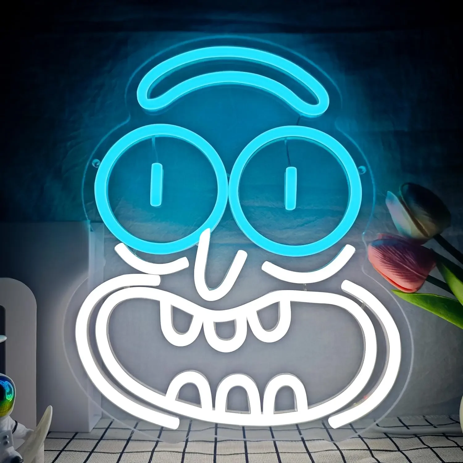 ledアニメネオンサイン-調光可能-usbネオンライトサイン-男性の隠れ家、男の子のゲームルーム、クラブパーティー、壁の装飾、誕生日、クリスマスのギフトに最適