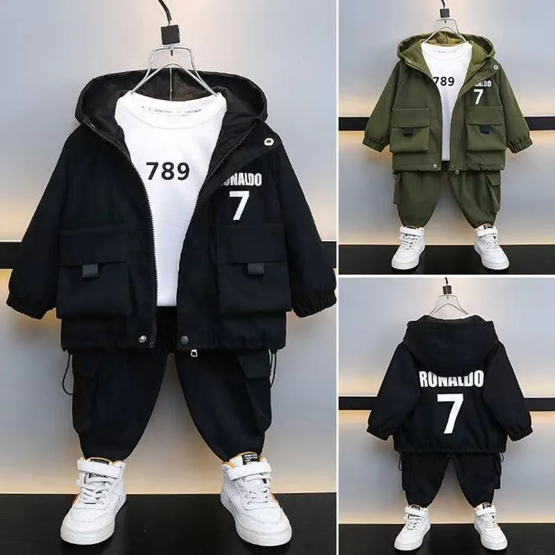 Tracksuit For Boy Sets For Children Clothing Cotton Full Length Kids Clothes 2024 New Kids Outfits 2 3 4 5 6 7 8 9 Y