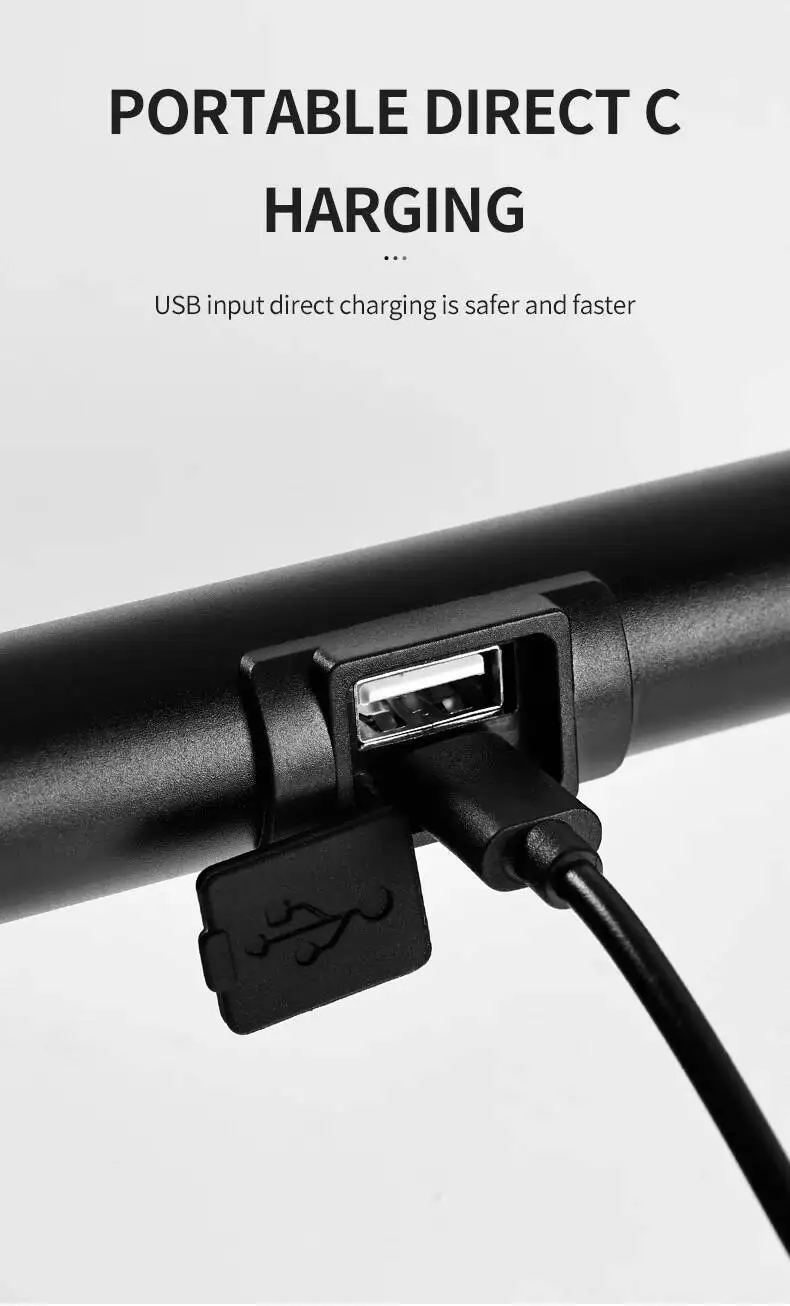 ESLNF 4000mAh Wiederaufladbarer Aluminium-Legierung Fahrrad-Lenkererweiterungshalter mit Powerbank – Detail 11