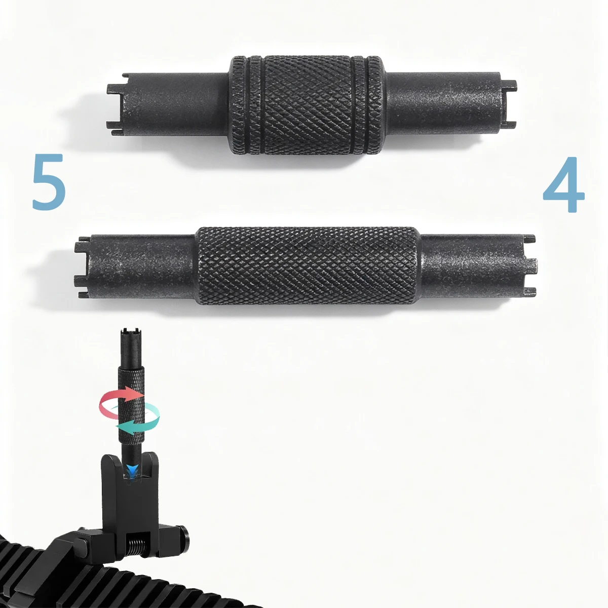 Tactica .223 A1 A2 Dual Adjustment Tool 4&5 Crosshair Adjustment Rod Design Tool Hunting Front Sight 4/5 Tool Adjust Accessories