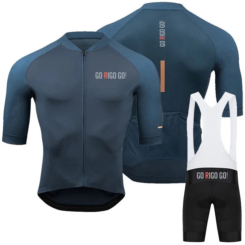 Go Rigo Go Team Cycling Jersey Sets MTB Bicycle Bike Breathable Shorts Clothing Cycling Suit 19D GEL Mountain Bike All Terrain