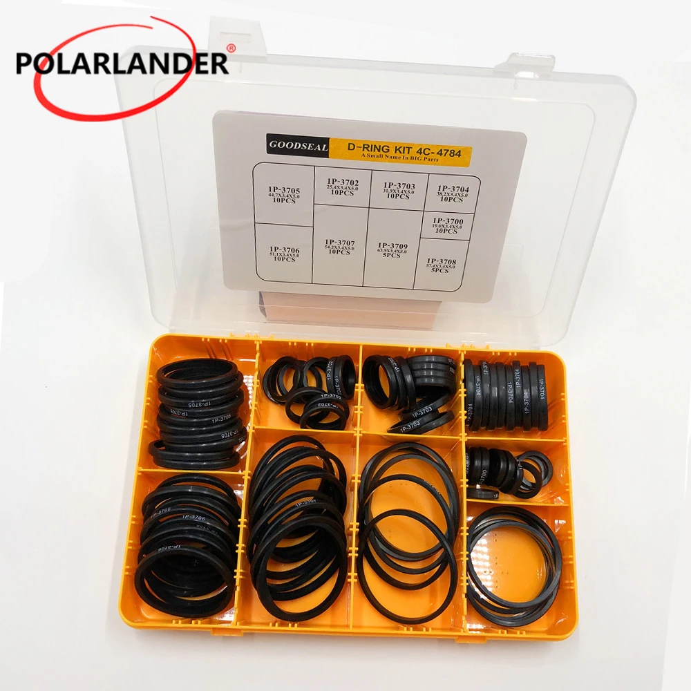 

Комплект D-образных колец экскаватора CAT Caterpillar 4C-4784/2701535, нитриловые фитинги для гидравлических шлангов 90